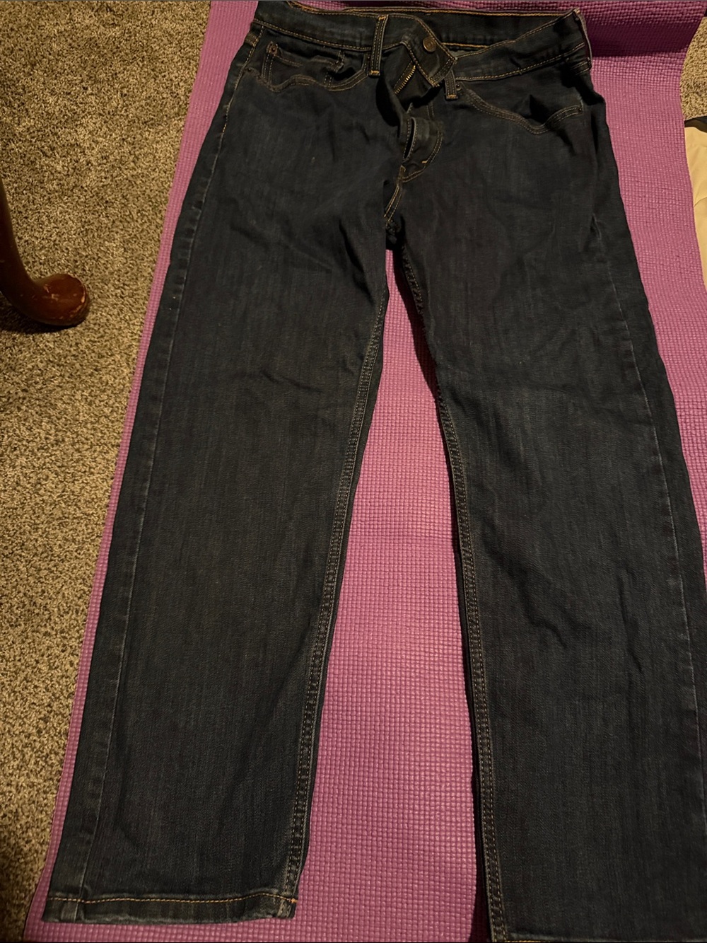 Levi's 505  Men's Dark Blue Straight Jeans